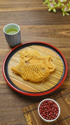 たい焼きの待ち受けには開運パワーがこもる